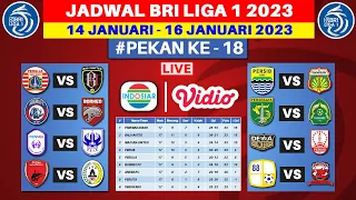 Jadwal Liga 1 2023 Pekan ke 18 - Persib vs Bhayangkara FC - Persija vs Bali United - BRI Liga 1 2023