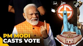 Lok Sabha Elections Phase 3: PM Narendra Modi casts vote in Ahmedabad