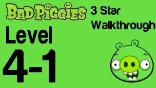 Bad Piggies - Level 4-1 3 Star Walkthrough Flight in the Night | WikiGameGuides