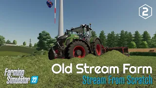 Stream From Scratch, Old Stream Farm Episode 2 - Contracts & Farm Setup | Farming Simulator 22