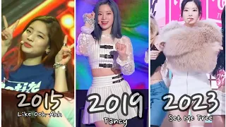 Twice Dahyun's Evolution from 2015-2023.