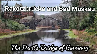 THE DEVIL'S BRIDGE OF GERMANY | Rakotzbrücke | Bad Muskau Castle Side Trip