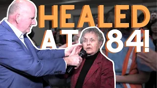 DEAF & BLIND ELDERLY WOMAN astounded when she receives her miracle. Suddenly she can hear & see.