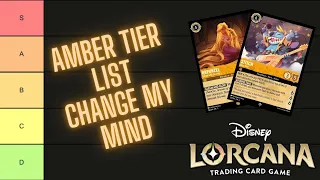 Tier List - Lets Rate Amber, Tell me I am wrong!!!