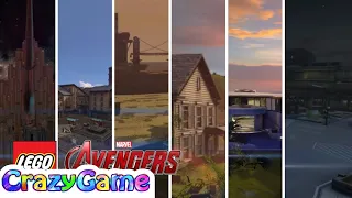 #Lego MARVEL's Avengers All Hub Area Complete Game Walkthrough 6 Hour