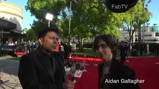 Aidan Gallagher arrives at "The Offer" world premiere at Paramount Pictures 😍😍😍