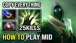 How to Play Rubick on Mid Against OD with Infinite Skill Spam Copying Everything on the Map Dota 2