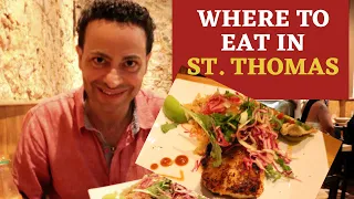 BEST Food & Restaurants in US Virgin Islands – Where to eat Shrimp Taco & Coconut Mahi in St  Thomas