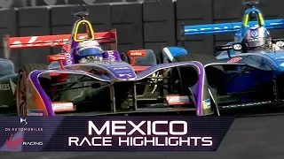 Formula E Mexico E-Prix Race Highlights! (DS Virgin Racing S4 R5)