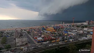 New York City Shelf Cloud and Thunderstorm