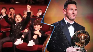 ❤️Family Moment When Messi Won his 7th Ballon d'or