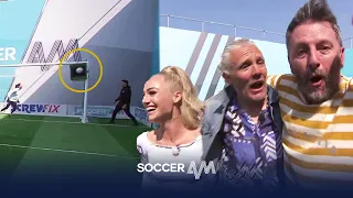 Alisha Lehmann hits TOP BINS 🤩🤩 | Lehmann, Filly and Kempner | Soccer AM Pro AM