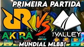 RRQ AKIRA VS THE VALLEY - PRIMEIRO JOGO DO BRASIL NO MUNDIAL DE MOBILE LEGENDS (M4)