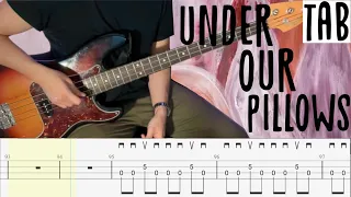 THE SMILE - Under Our Pillows | Bass Tab | Cover | Lesson | Tutorial