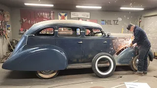 More controversy... fabricating side mounts for 1936 Hudson Terraplane