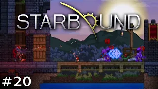 Отбиваем замок / Старое поместье глитчей и костяной дракон / #20 / Starbound / Starbound прохождение