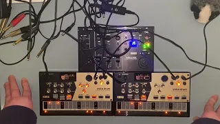 Double volca drum techno set. 45 mins.