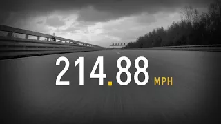 Watch the Chevrolet Corvette ZR1 hit 212 mph at proving ground test track