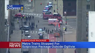 Metra Trains Stopped For Suspicious Package Outside Ogilvie