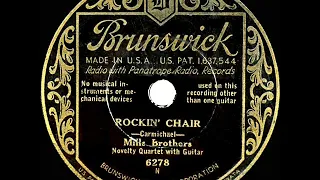 1932 HITS ARCHIVE: Rockin’ Chair - Mills Brothers