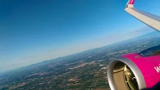 Airbus A321CEO Full flight : Venice to Bucharest with Wizzair | Amazing Sound