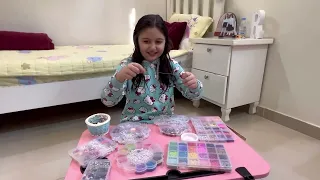 سويت اسواره من الخرز 😍 بلون ملابسي 🌈