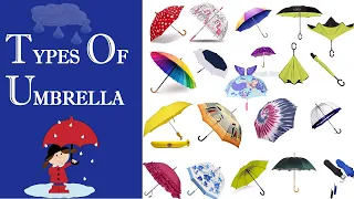 Umbrella | Umbrellas Vocabulary | Types Of Umbrella | English Vocabulary