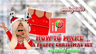 How to make a Preppy Christmas set on IPad/ Phone • ambsglitter