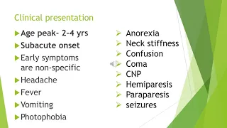 Tubercular Meningitis in children