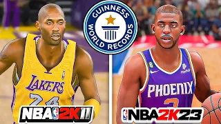 Breaking A NBA Record On Every NBA 2k