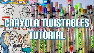 Crayola Twistables Color Pencil Tutorial and Review