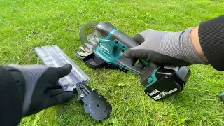 How to transform a Hedge Trimmer into a Grass Shear - Makita XMU04ZX 18V LXT Cordless DIY