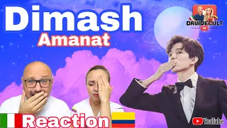 Dimash - AMANAT  🇮🇹Italian And 🇨🇴Colombian REACTION