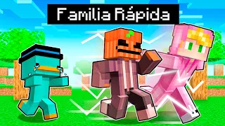 Adoptado Por La Familia MÁS RÁPIDA en Minecraft!