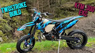 TWOSTROKE SUPERMOTO BUILD | KTM 300 EXC