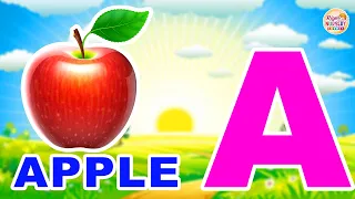 Phonics Song with TWO Words - A For Apple - ABC Alphabet Songs with Sounds For Children#nurseryrhyme