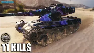 11 фрагов, медаль Колобанова ✅ AMX 50 B World of Tanks