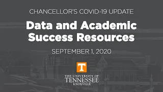 Chancellor's COVID-19 Update - September 1, 2020