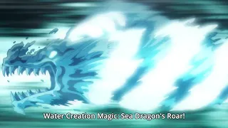 Noelle Water Creation Magic: Sea Dragon's Roar ( Black Clover)