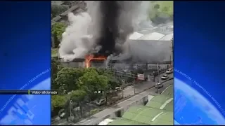 Cuatro lesionados dejó incendio en una bodega de Bello - Teleantioquia Noticias