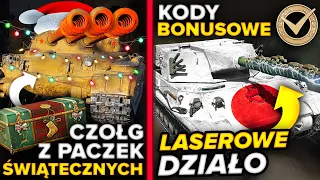 KODY BONUSOWE, CZOŁG z PACZEK ŚWIĄTECZNYCH i NOWY JAPOŃSKI CIĘŻKI!