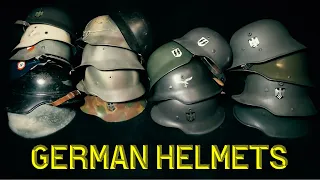 Refurbishing a WW2 German M42 Stahlhelm + A Review of all my Original Re-enactment German Helmets!