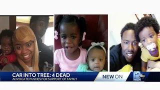 4 dead, girl injured after car crash into tree