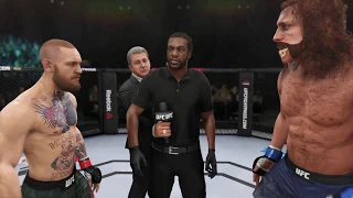 Conor McGregor vs. Bigfoot (EA Sports UFC 3) - CPU vs. CPU - Crazy UFC 👊🤪