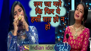 Lag Jaa Gale singer-Ankona indian idol 11|Original-Lata mangeskar |Nehha-vishal-Himesh 2020