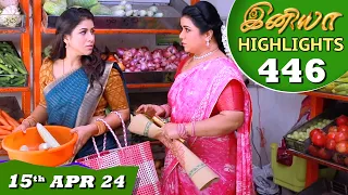 Iniya Serial | EP 446 Highlights | 15th Apr 2024 | Alya Manasa | Rishi | Saregama TV Shows Tamil