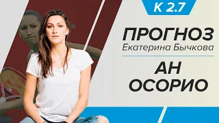 Прогноз на матч Кристи Ан - Мария Осорио 10 апреля | Екатерина Бычкова