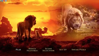 The Lion King (2019) DVD Menu