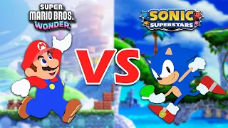 Sonic Superstars VS Super Mario Bros. Wonder - Review