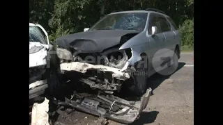 В хабаровском районе в лобовом столкновении серьезно пострадала женщина. Mestoprotv